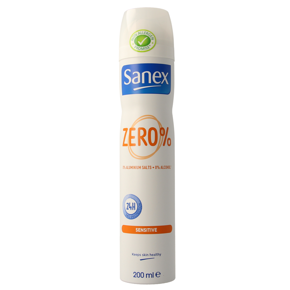 Sanex Deodorant spray zero % sensitive 200.00 Milliliter