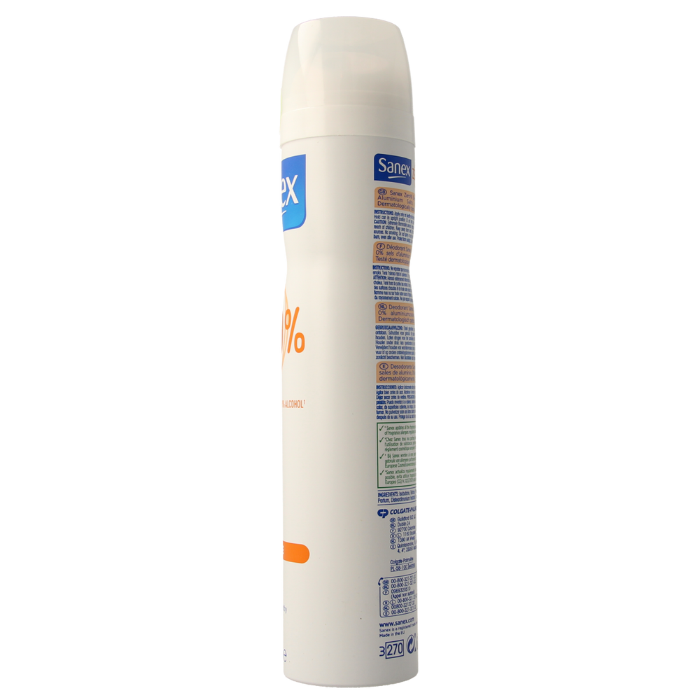 Sanex Deodorant spray zero % sensitive 200.00 Milliliter