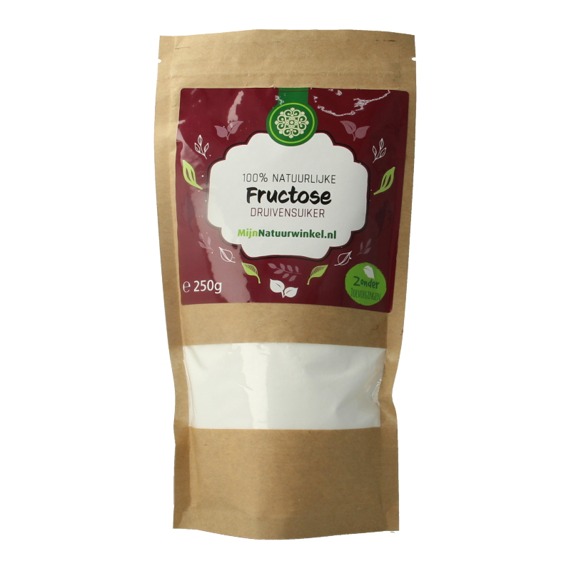 MijnNatuurwinkel Fructose druiven suiker 250 Gram