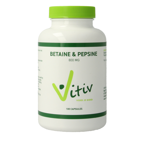 Vitiv Betaine HCL & pepsine 100.00 Capsules