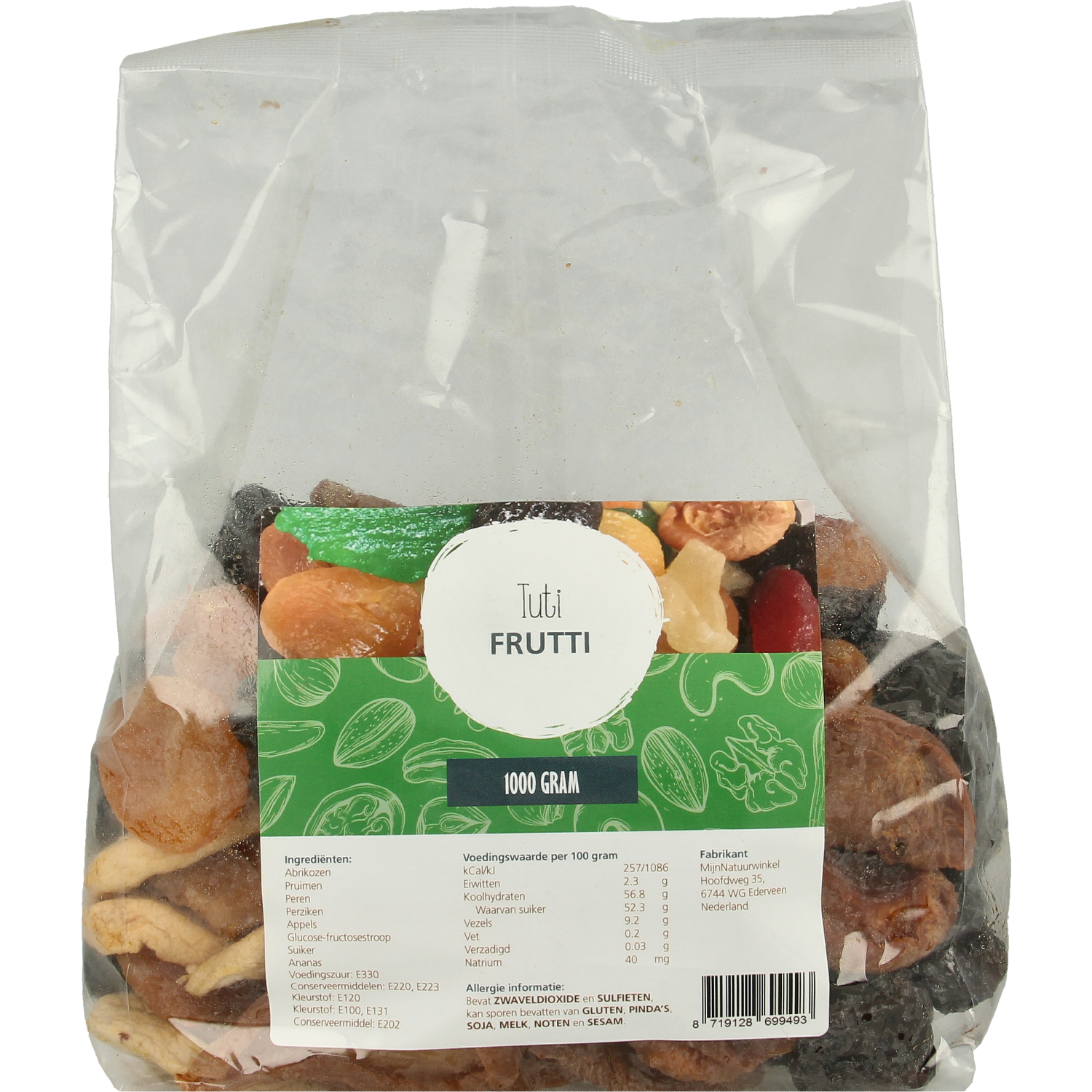 MijnNatuurwinkel Tutti frutti 1.00 Kilogram