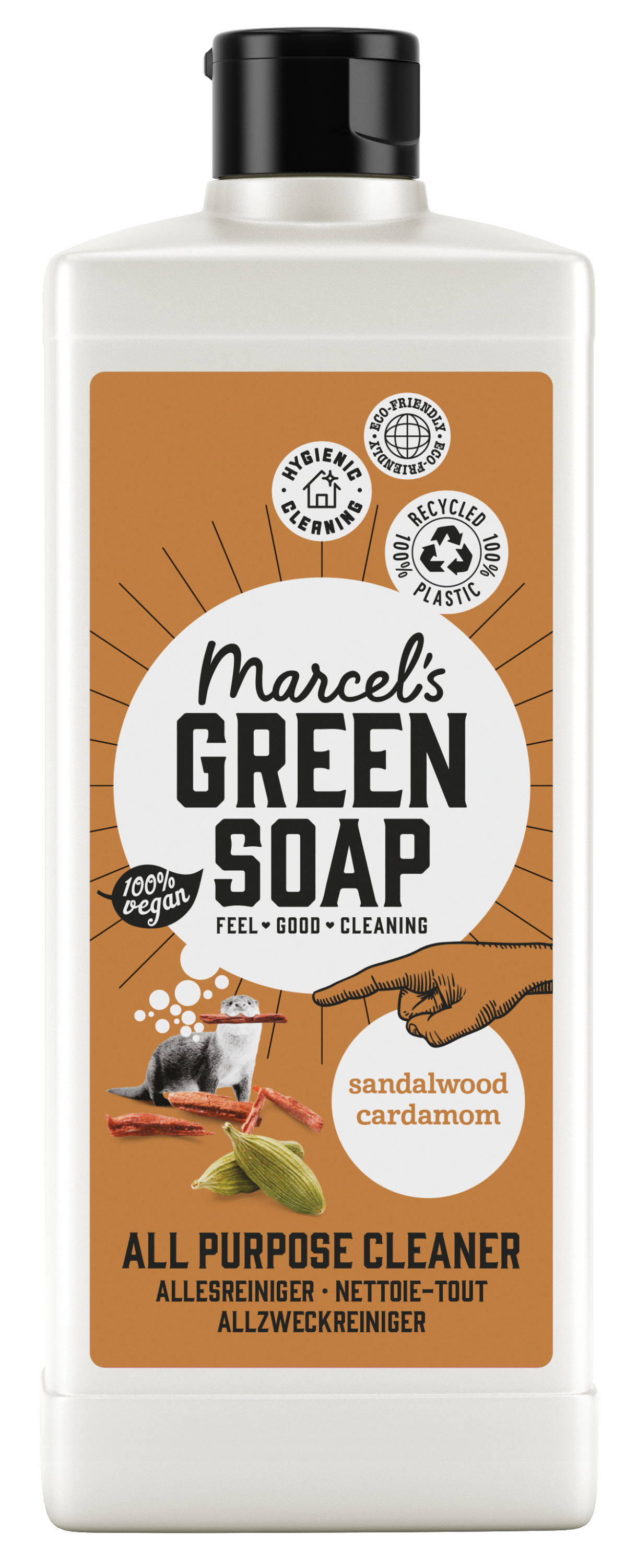 Marcel's Green Soap Allesreiniger sandelhout & kardemom 750.00 Milliliter