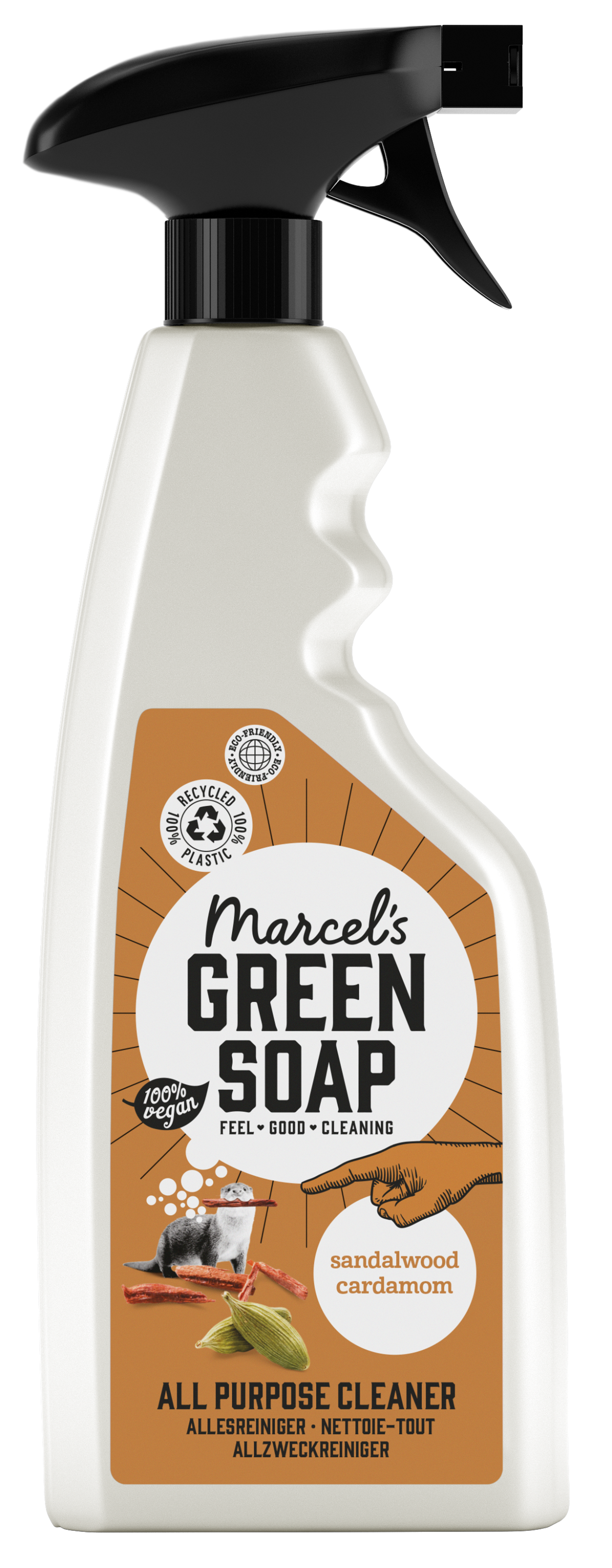 Marcel's Green Soap Allesreiniger spray sandelhout & kardemom 500.00 Milliliter