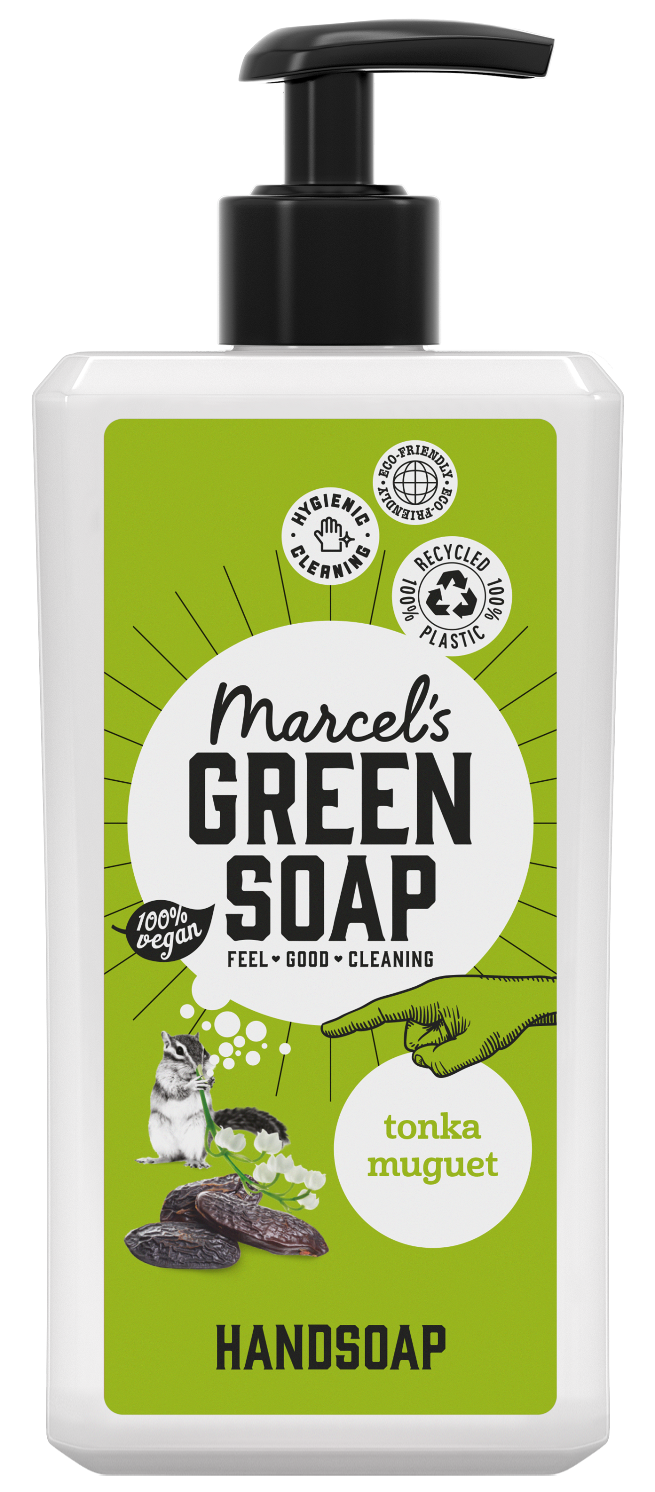 Marcel's Green Soap Handzeep tonka & muguet 500.00 Milliliter