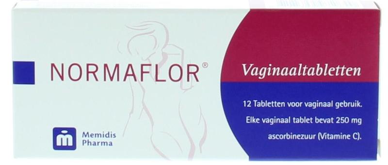 Normaflor Vaginale tabletten 12 Stuks