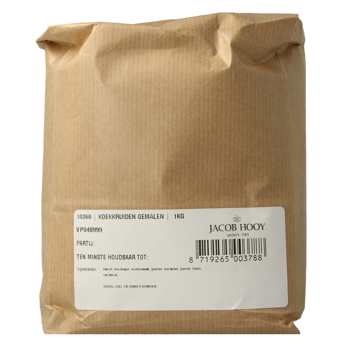 Jacob Hooy Koekkruiden 1.00 Kilogram