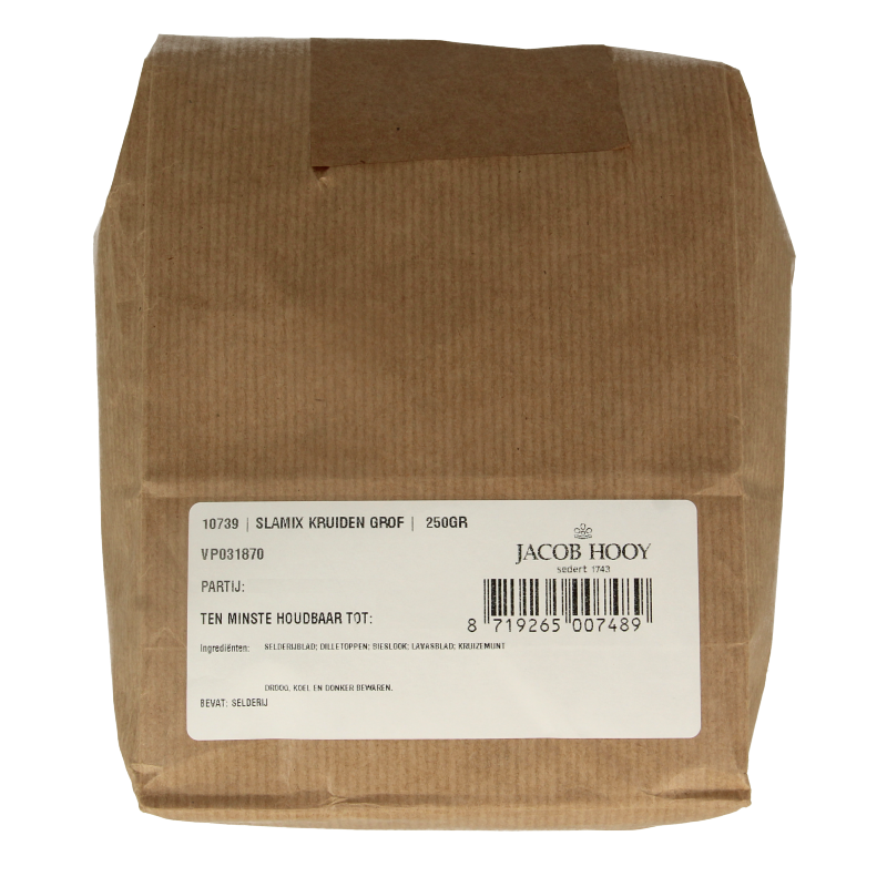 Jacob Hooy Slamix kruiden grof 250 Gram