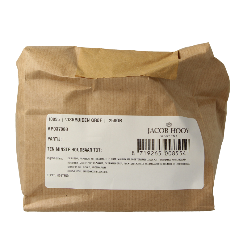 Jacob Hooy Viskruiden grof 250 Gram