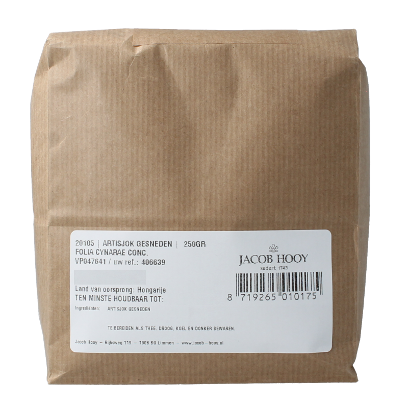 Jacob Hooy Artisjok gesneden 250 Gram