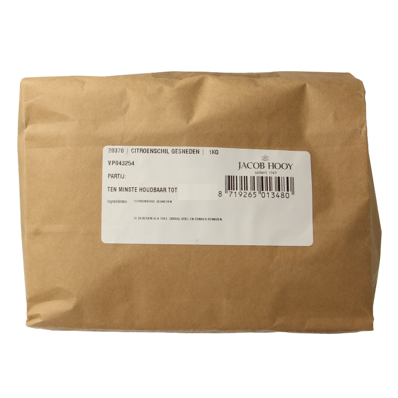 Jacob Hooy Citroenschil gesneden  1 Kilogram