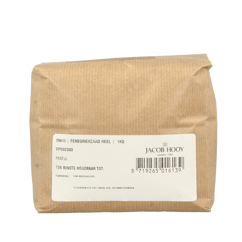 Jacob Hooy Fenegriekzaad heel 1 Kilogram