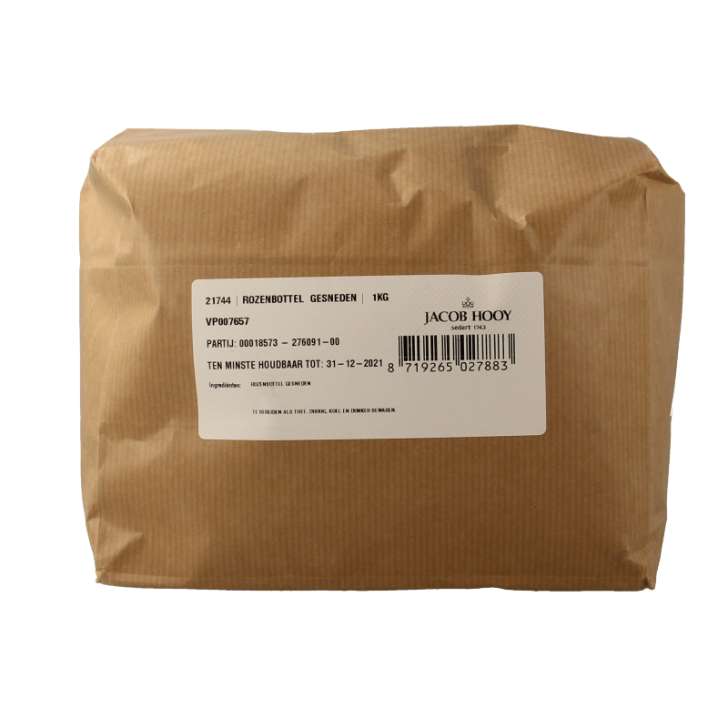 Jacob Hooy Rozenbottels zonder zaad gesneden 1 Kilogram