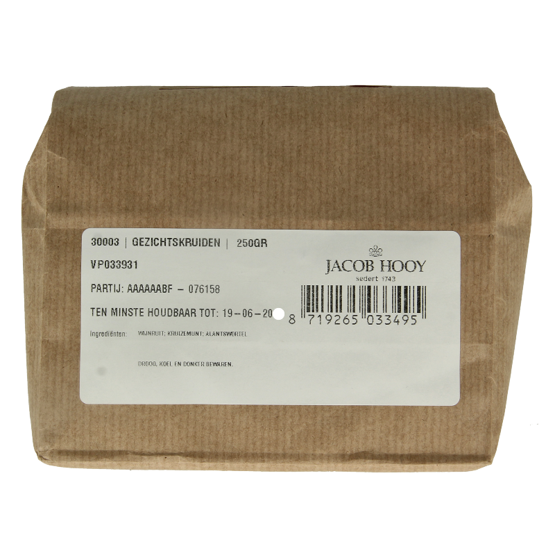 Jacob Hooy Gezichtskruiden  250 Gram