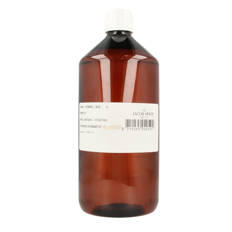 Jacob Hooy Citronelolie (citronella)  1 Liter