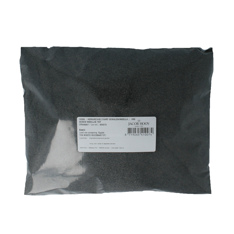 Jacob Hooy Komijnzaad zwart gemalen 1 Kilogram