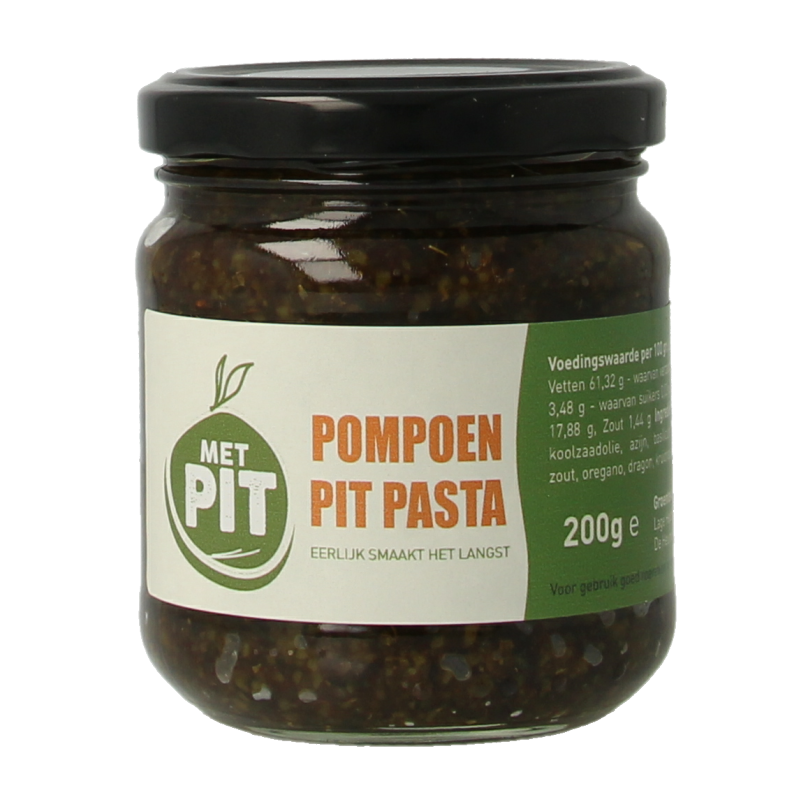 Met PIT Pompoenpit pasta 200 Gram