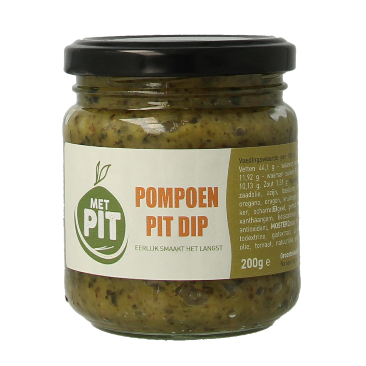 Met PIT Pompoenpit dip 200.00 Gram