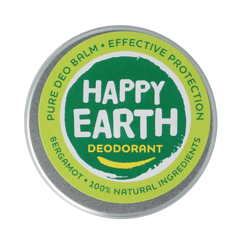 Happy Earth Pure deodorant balm bergamot 45 Gram