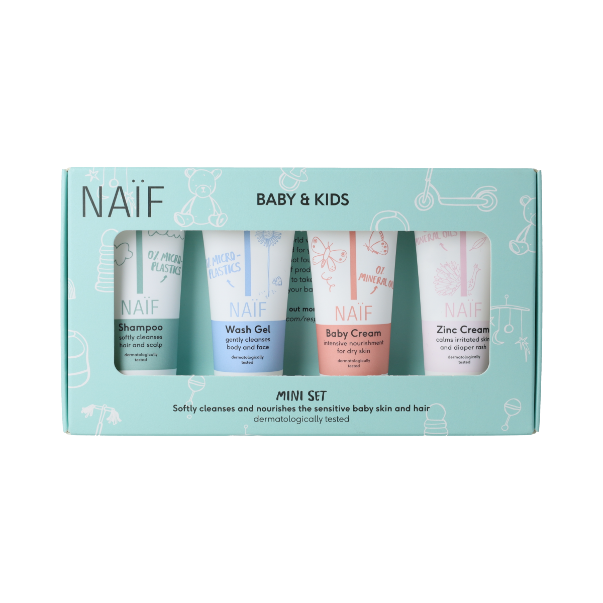 Naif Baby & kids mini set 4 x 15ml 1.00 Set