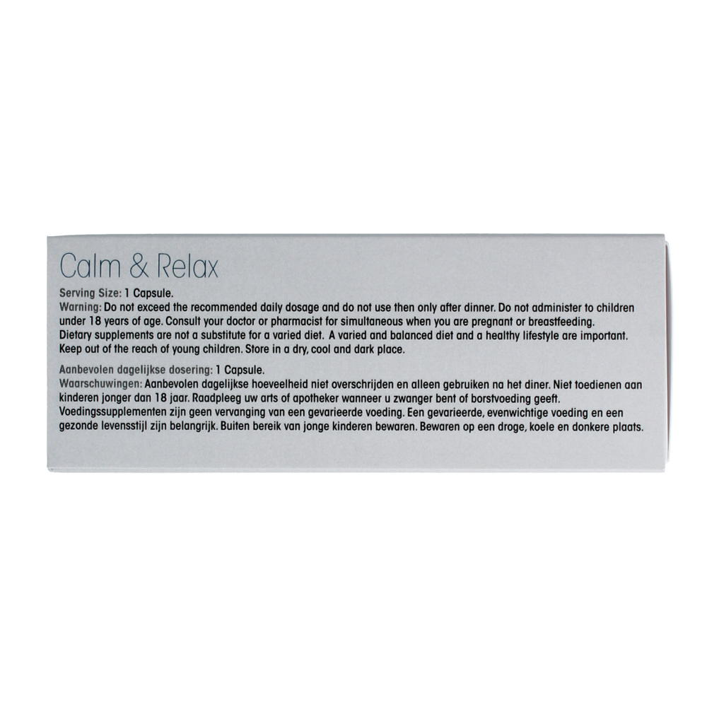 ReAge Calm & relax 60.00 Capsules
