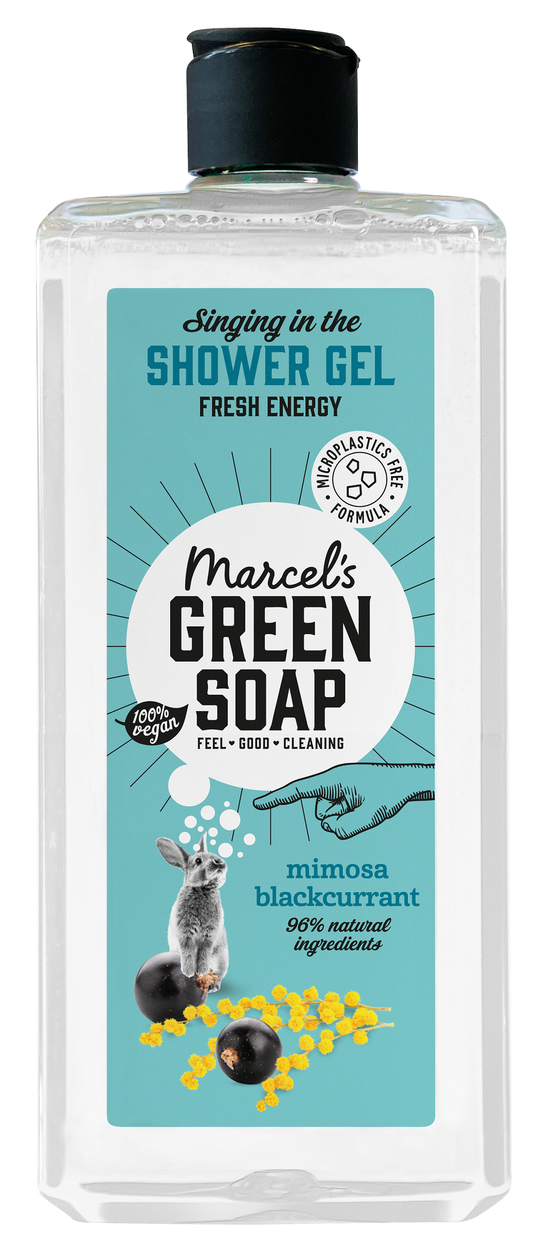 Marcel's Green Soap Showergel mimosa & black currant 300.00 Milliliter