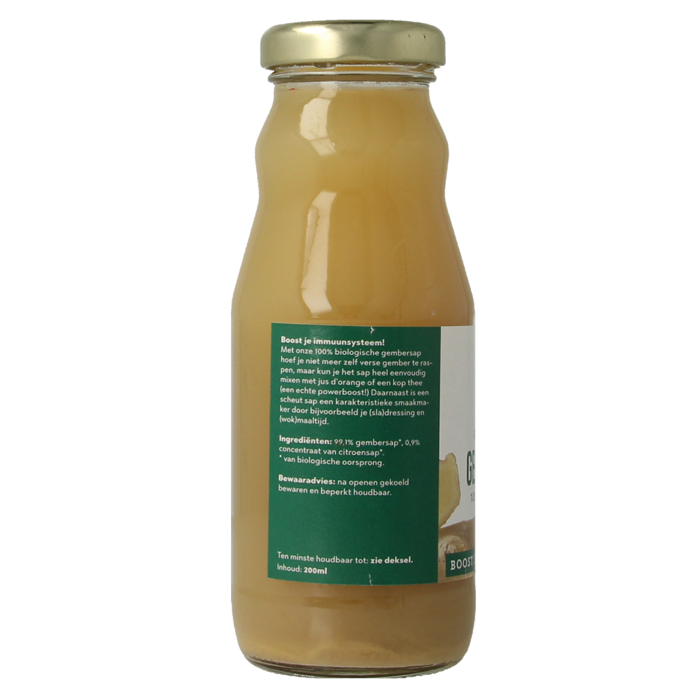 Go Now Gember sap bio 200.00 Milliliter