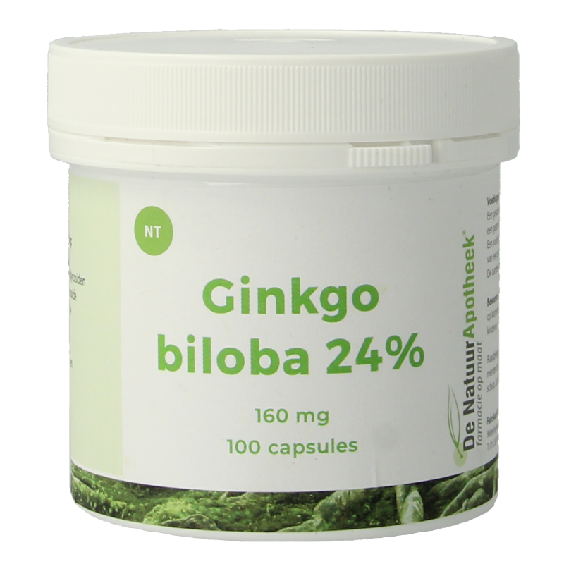 Natuurapotheek Ginkgo biloba 24% 160mg 100 Capsules