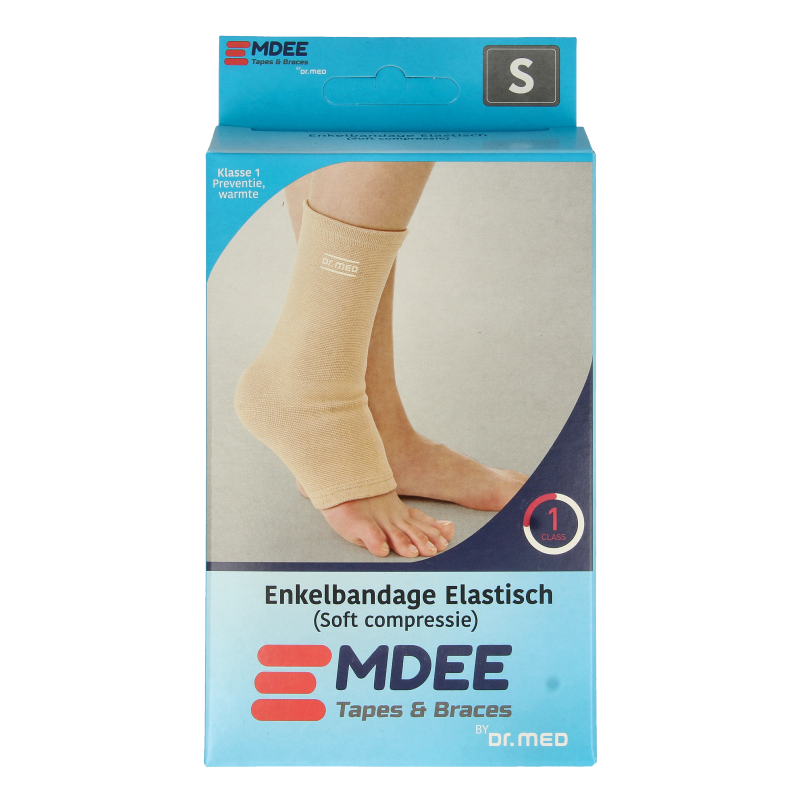 Emdee Elastic support enkel maat S huidskleur 1 Stuks