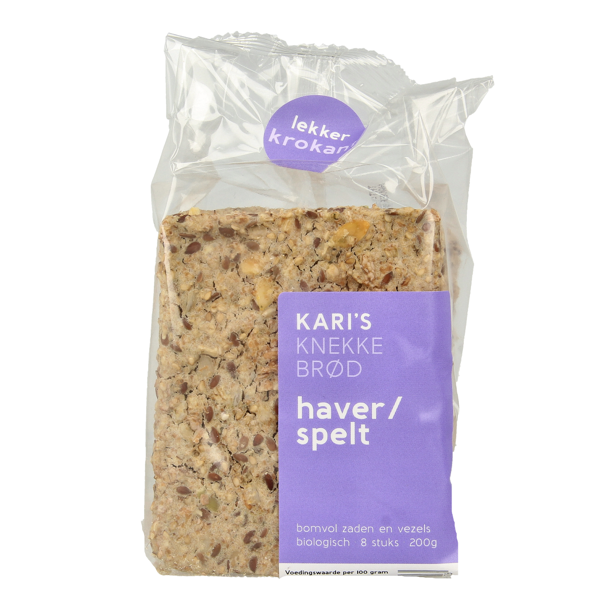 Kari's Crackers  Knekkebrod haver/spelt bio 200.00 Gram