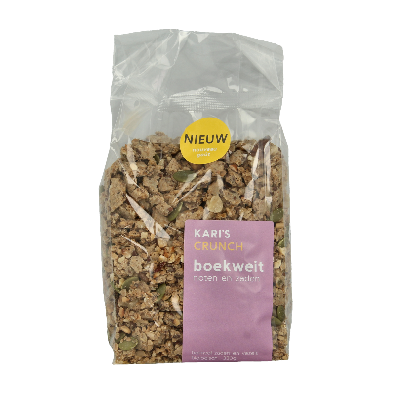 Kari's Crunch  Granola boekweit noot zaad bio 330 Gram