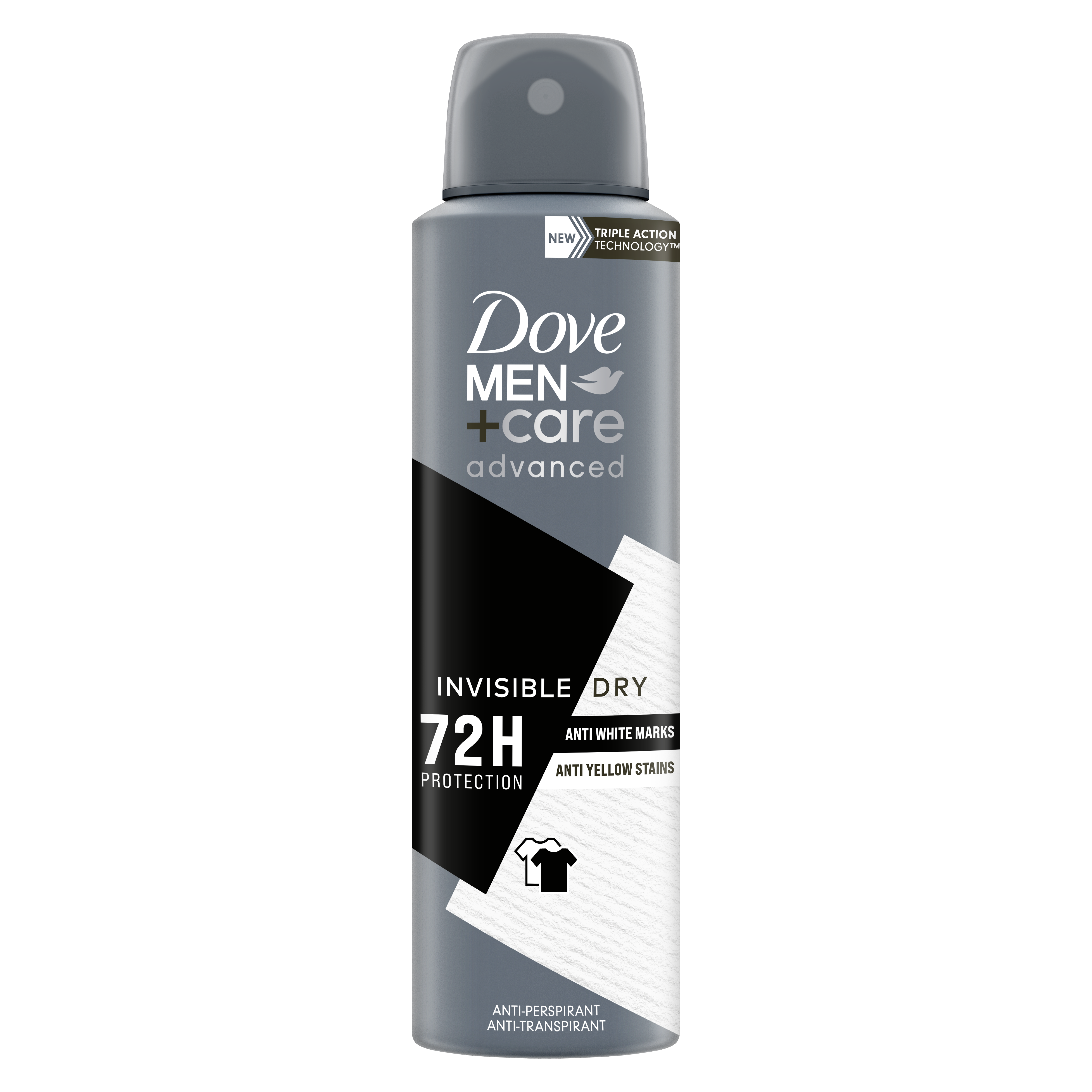 Dove Deodorant spray men+ care invisible dry 150.00 Milliliter