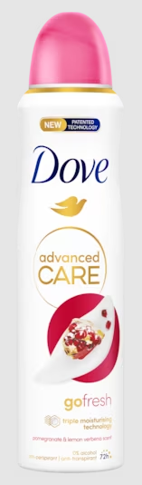 Dove Deodorant spray go fresh pomegranate 150 Milliliter