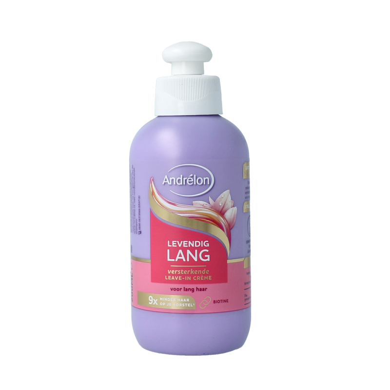 Andrelon Leave-in creme levendig lang 200 Milliliter