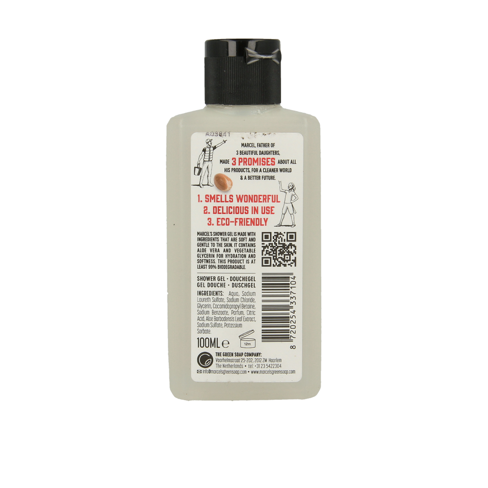 Marcel's Green Soap Showergel argan & oudh mini 100.00 Milliliter