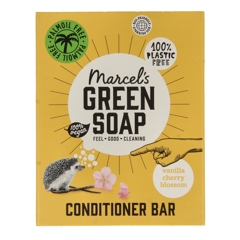 Marcel's Green Soap Conditioner bar vanilla & cherry blossom 60 Gram