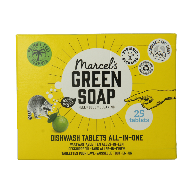 Marcel's Green Soap Vaatwas tabletten 25 Stuks