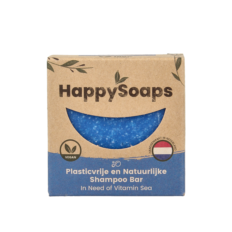 Happysoaps Shampoobar sea in need of vitamin 70 Gram