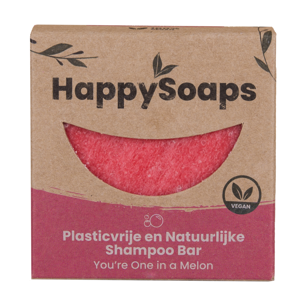 Happysoaps Shampoobar you're one in a melon 70 Gram