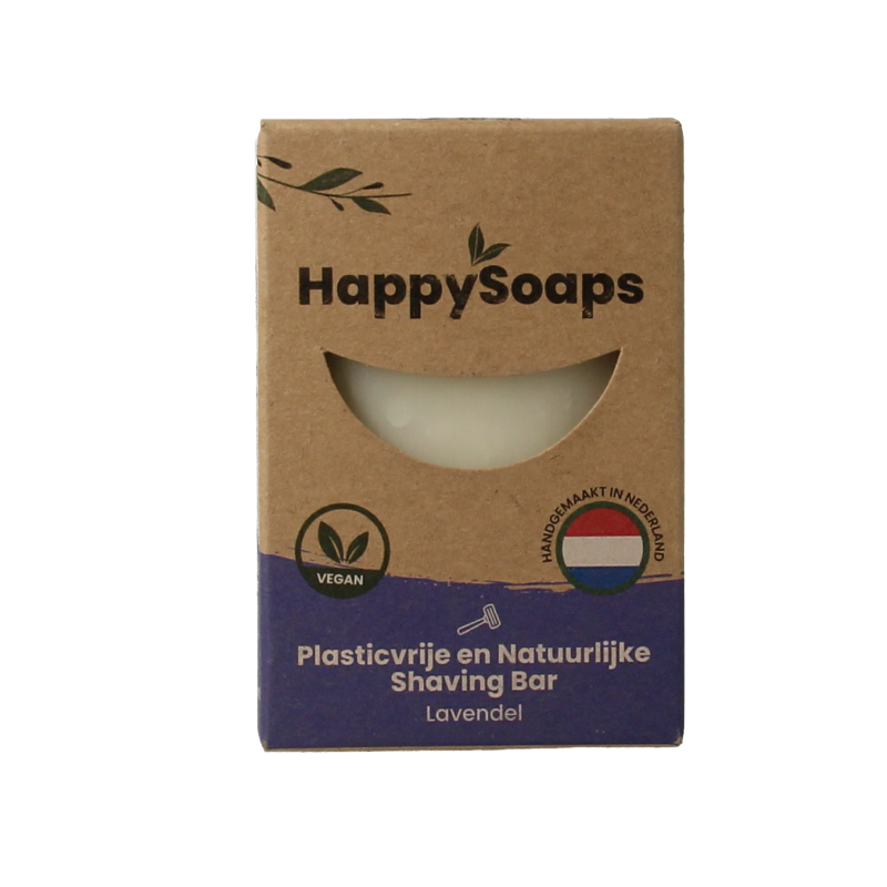 Happysoaps Shaving bar lavendel 80 Gram