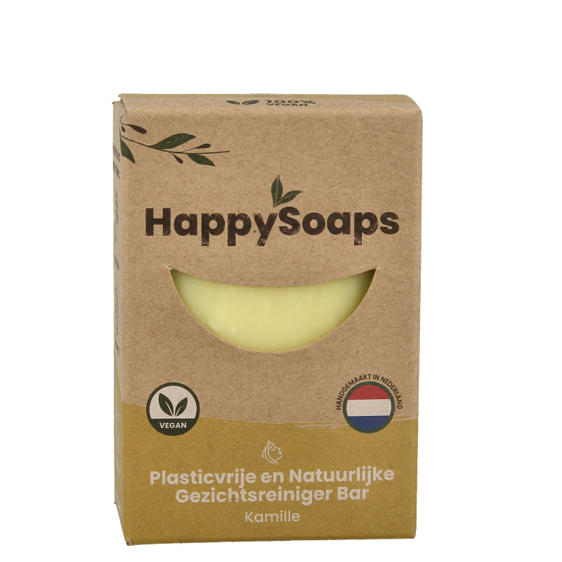 Happysoaps Gezichtsreiniger bar kamille 70 Gram