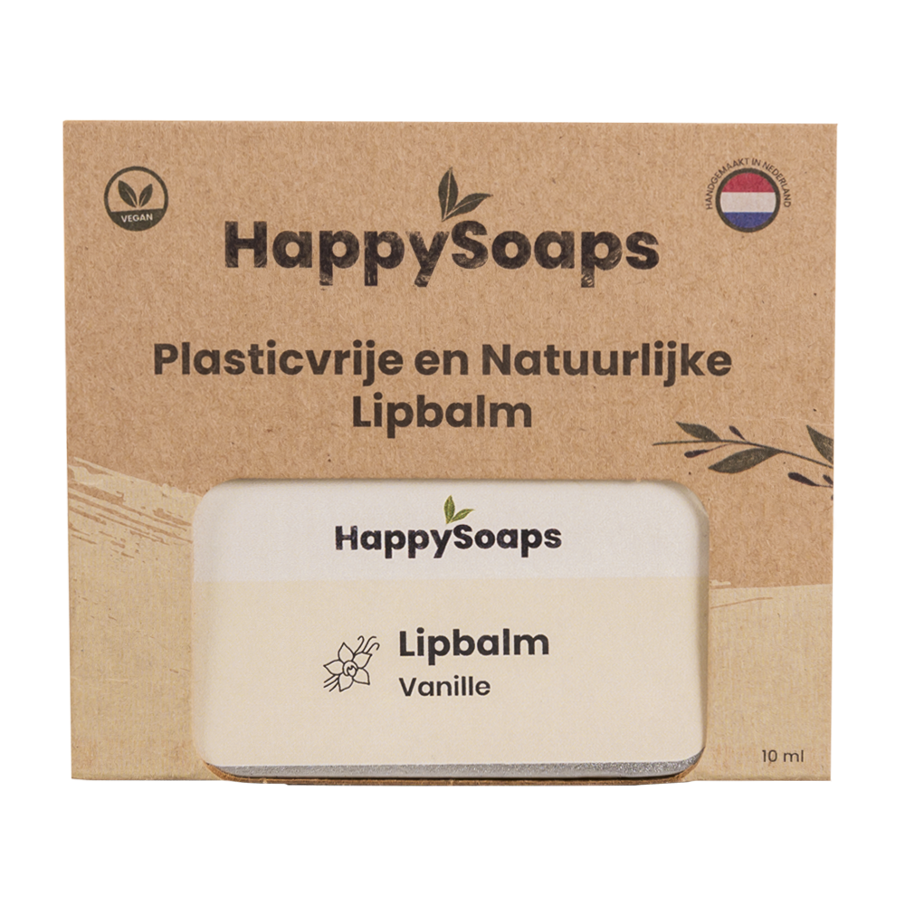 Happysoaps Lipbalm vanille 10 Gram