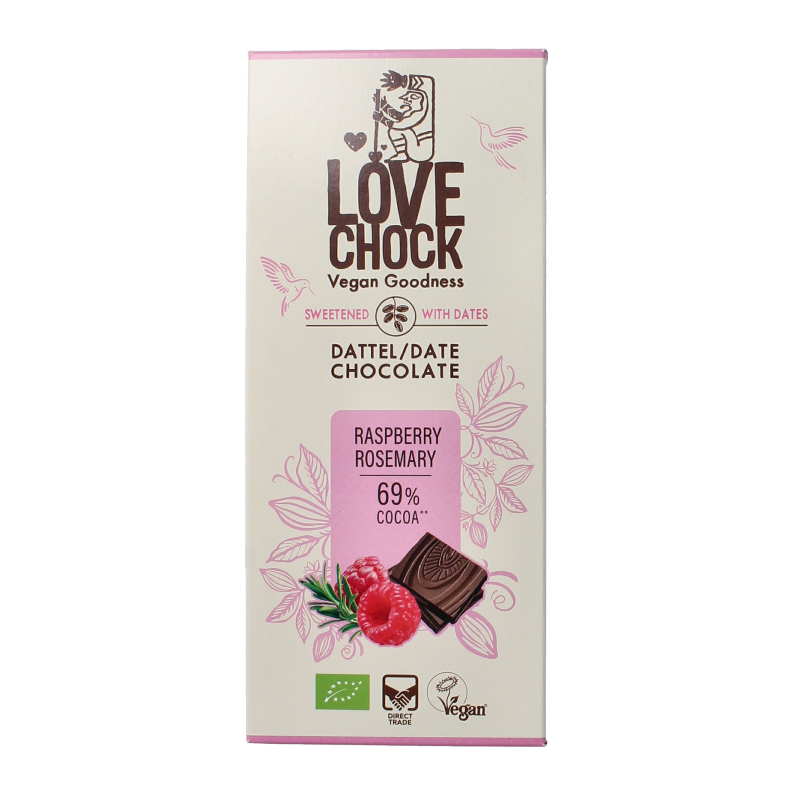 Lovechock Raspberry rosemary bio 70 Gram