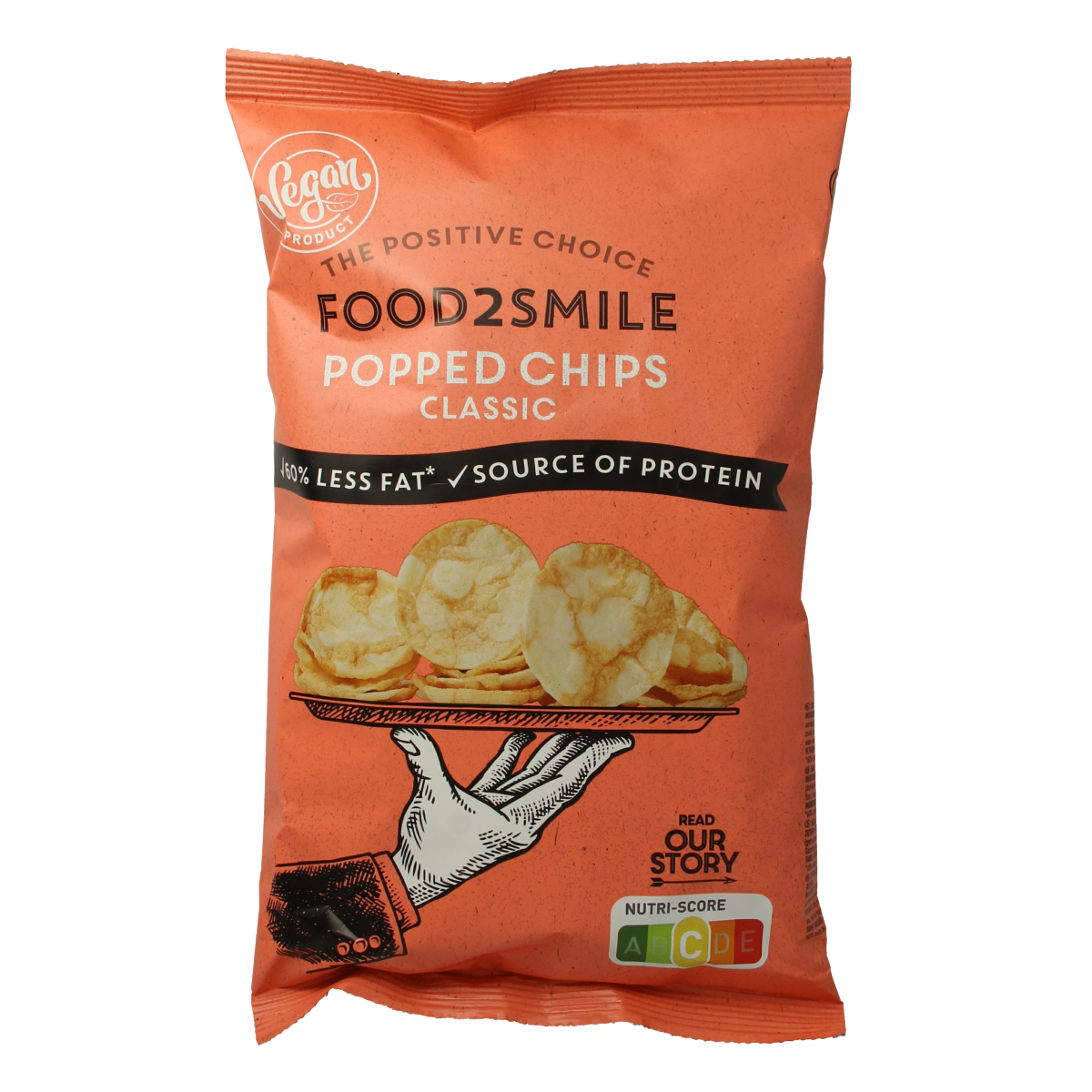 Food2Smile Popped chips classic 90.00 Gram