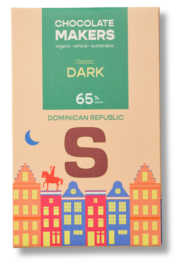 Chocolatemakers Sintletter puur 65% bio 100 Gram