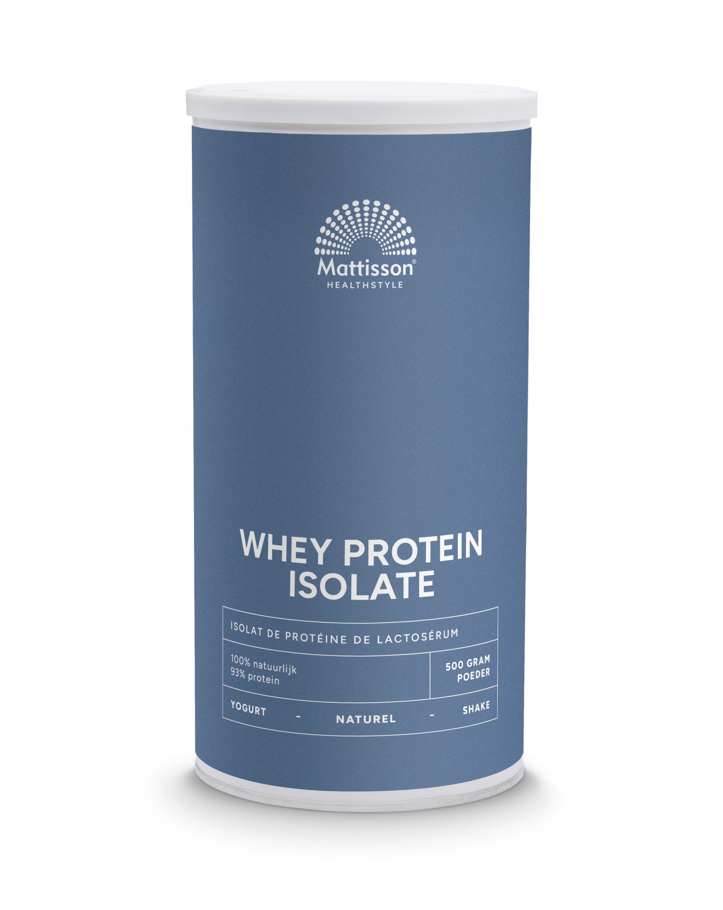 Mattisson Whey protein isolate isolaat sport 500 Gram