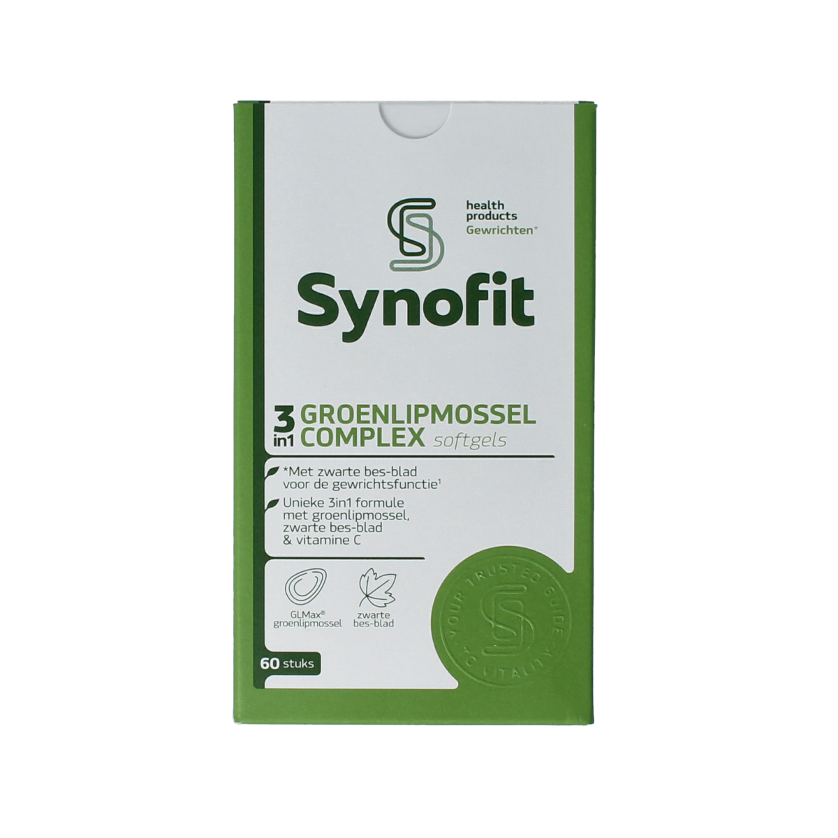 Synofit 3in1 Groenlipmossel complex 60.00 Softgels