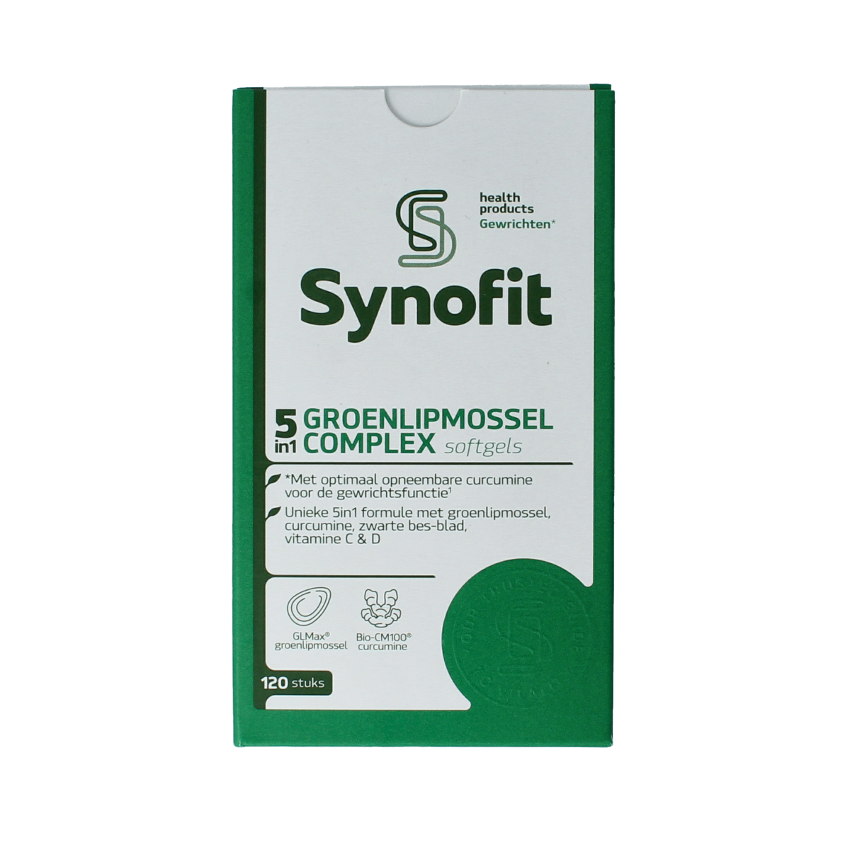 Synofit 5in1 Groenlipmossel complex 120.00 Softgels