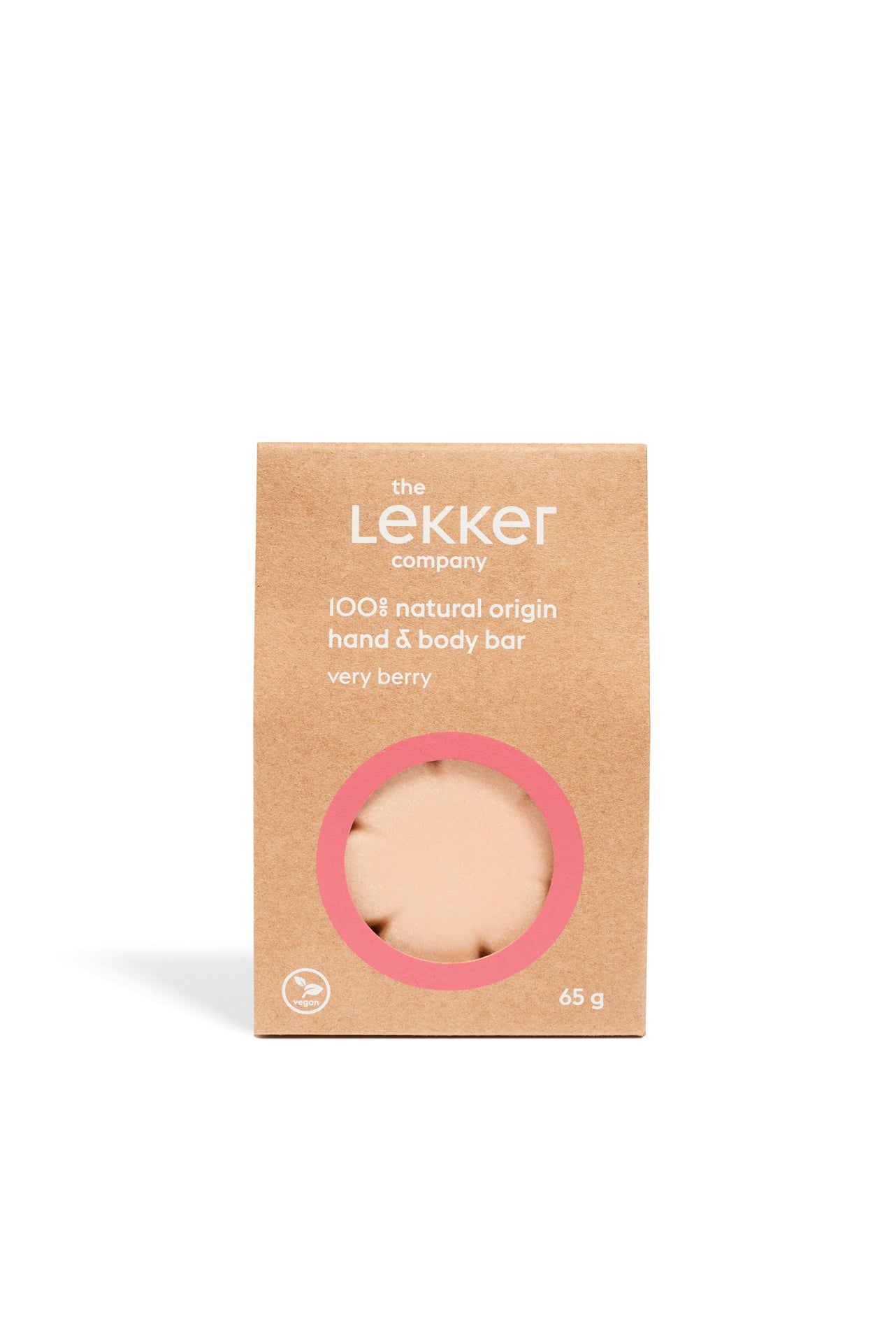 Lekker Company Natuurlijke bodybar very berry 65 Gram