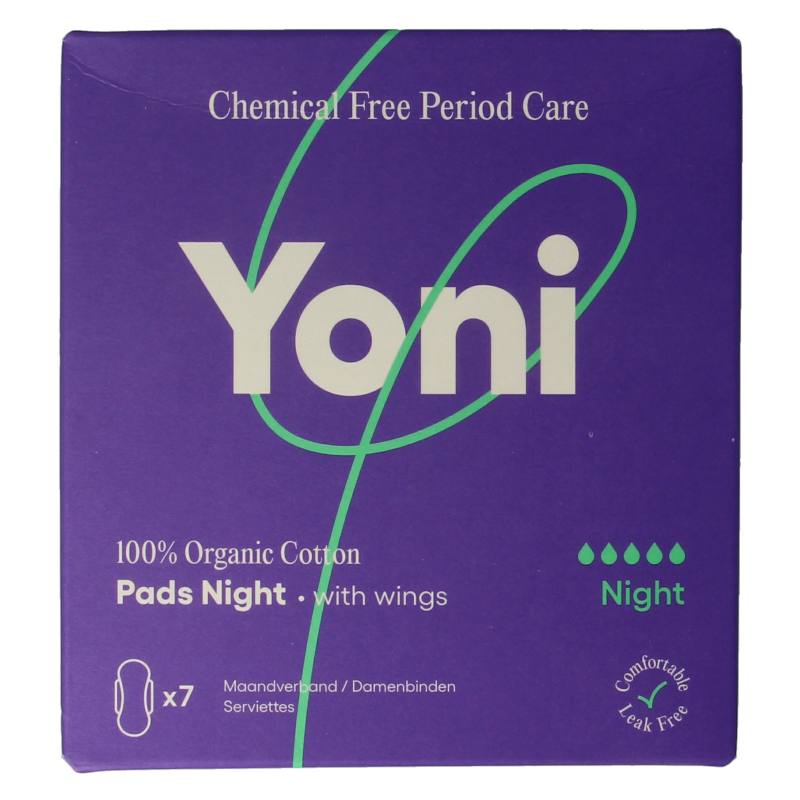 Yoni Maandverband night 7 Stuks