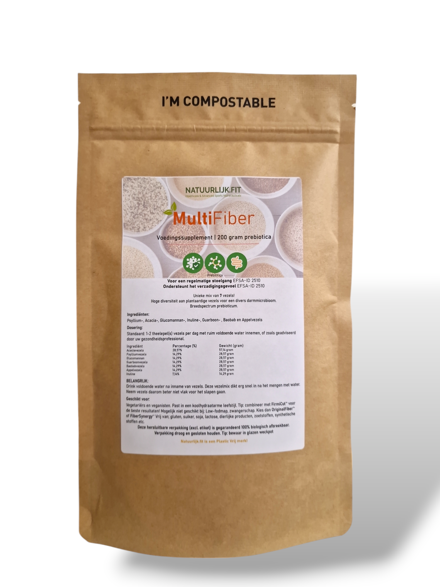 Natuurlijk.fit Multifiber 200.00 Gram